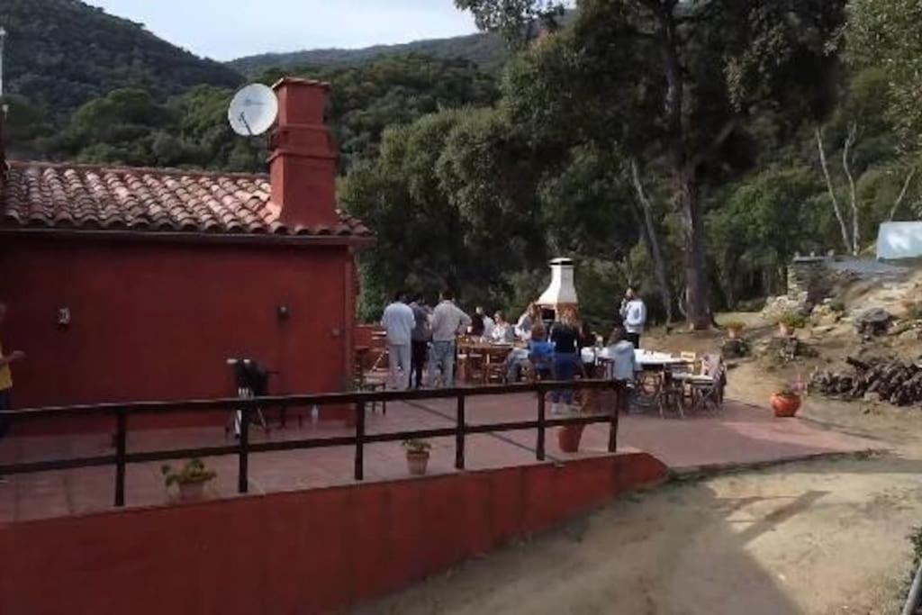Masia Can Castellar Sant Iscle De Vallalta Bagian luar foto
