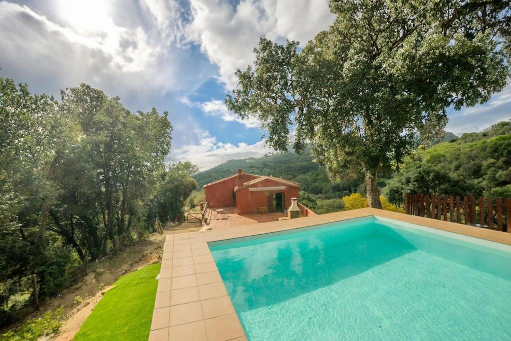 Masia Can Castellar Sant Iscle De Vallalta Bagian luar foto