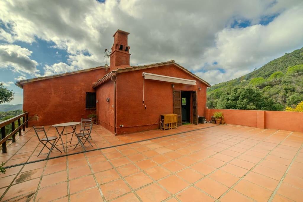 Masia Can Castellar Sant Iscle De Vallalta Bagian luar foto
